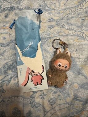 Pin For Love Mini Brown Labubu & Plush Pendant Popmart “ and & “